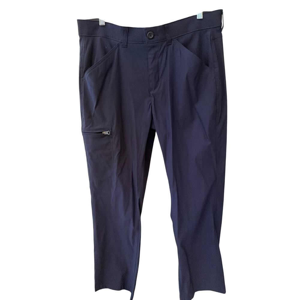 Eddie Bauer Pants Size 34x30 Blue Hiking Gorpcore Granola Activewear Pockets